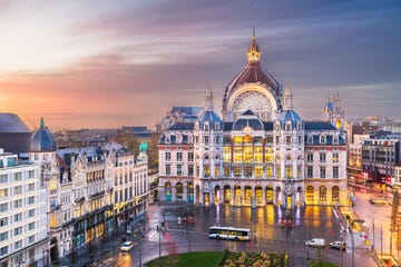 het treinstation van antwerpen