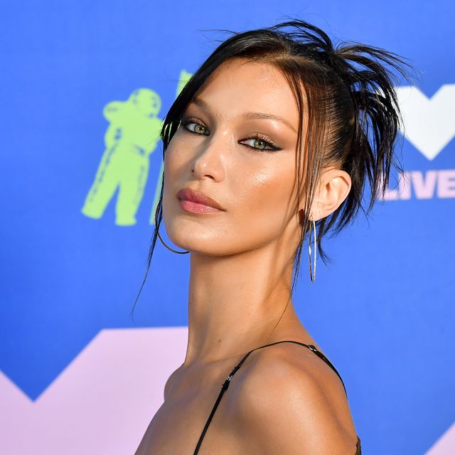 Bella Hadid does the visible thong trend in New York