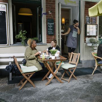 een restaurant met terras in berlijn