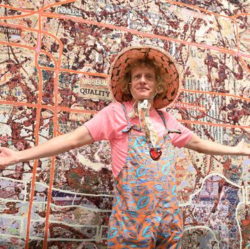 london, england   september 14 grayson perry attends the grayson perry the most specialest relationship photocall at victoria miro gallery on september 14, 2020 in london, england photo by karwai tanggetty images
