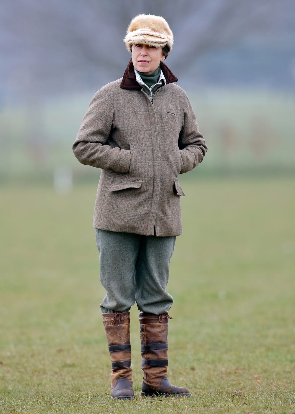 stroud, united kingdom march 24 embargoed for publication in uk newspapers until 24 hours after create date and time princess anne, princess royal attends the gatcombe horse trials at gatcombe park on march 24, 2007 in stroud, england photo by max mumbyindigogetty images