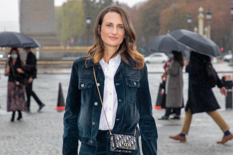 paris, france   september 29 actress camille cottin attends the dior womenswear springsummer 2021show as part of paris fashion week on september 29, 2020 in paris, france photo by marc piaseckiwireimage