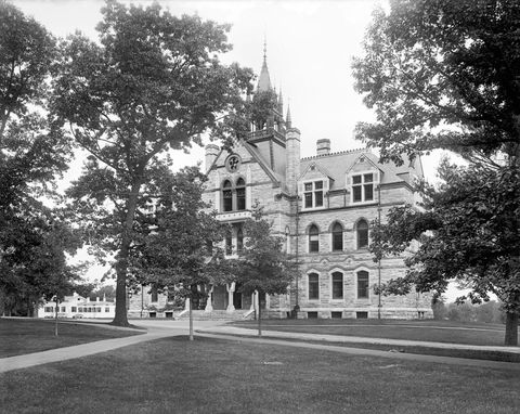 walker building, amherst college, amherst, massachusetts, usa, detroit publishing company, 1900 photo by universal history archiveuniversal images group via getty images