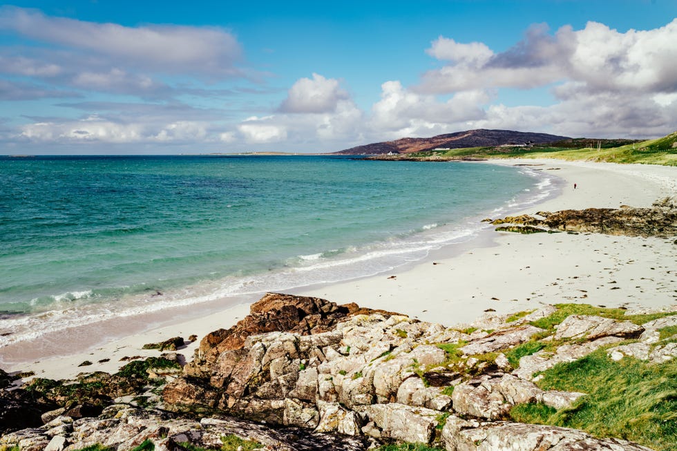 princes beach on the island of eriskay, part of the outer hebrides of scotland. in gaelic, coilleag aphrionnsa, it is where bonnie prince charlie landed from france to lead the jacobite rebellion of 1745.
