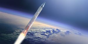 Atmosphere, Sky, Outer space, Rocket-powered aircraft, Space, Aerospace engineering, Spaceplane, Vehicle, Rocket, Missile, 