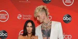 los angeles, california   november 22 l r in this image released on november 22, megan fox and machine gun kelly attend the 2020 american music awards at microsoft theater on november 22, 2020 in los angeles, california photo by emma mcintyre ama2020getty images for dcp