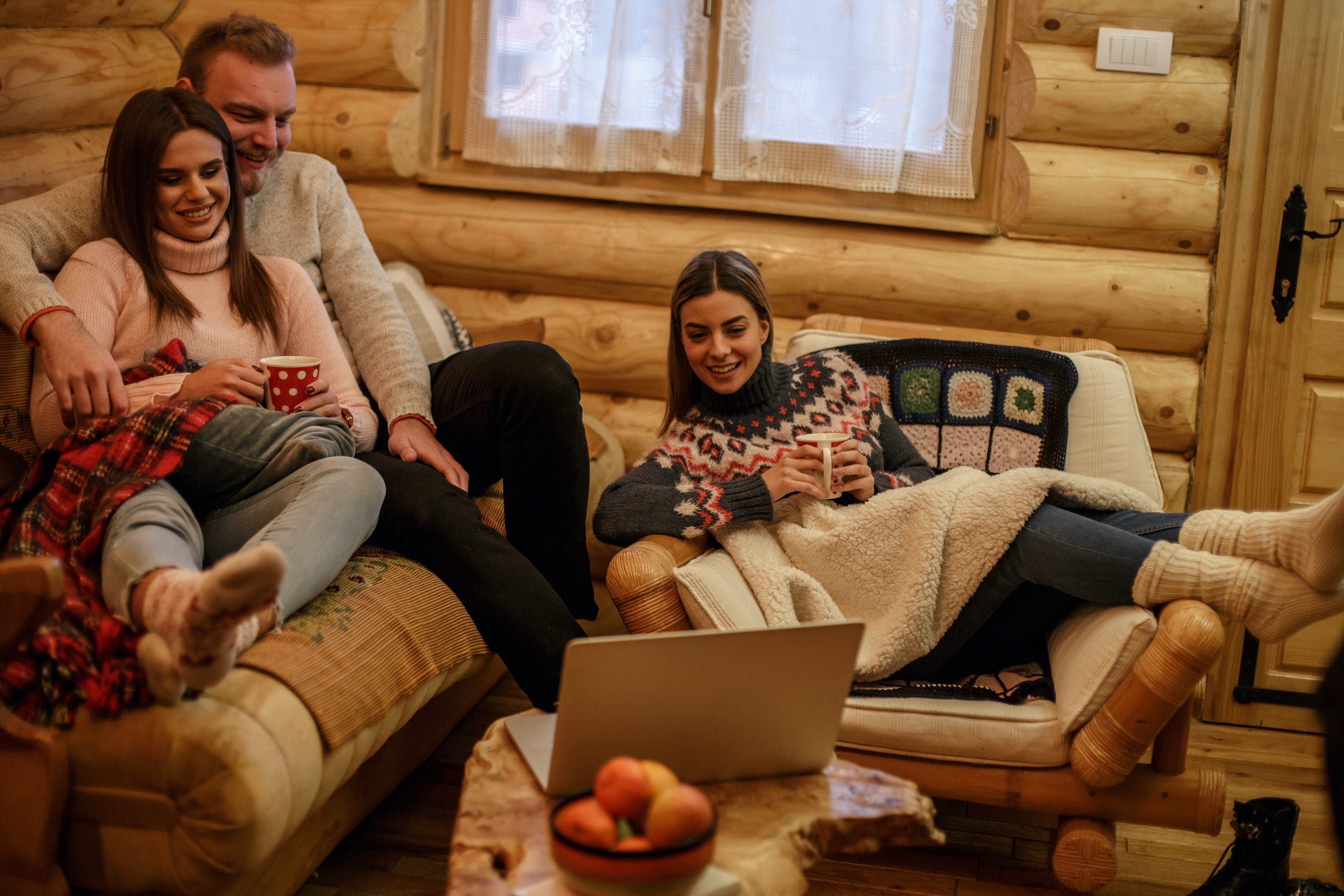 Cozy cabin mom nude