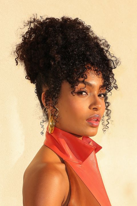 west hollywood, california   december 13 in this image released on december 13, 2020, actress yara shahidi prepares for her appearance on cnn heroes at the west hollywood edition in west hollywood, california photo by leon bennettgetty images
