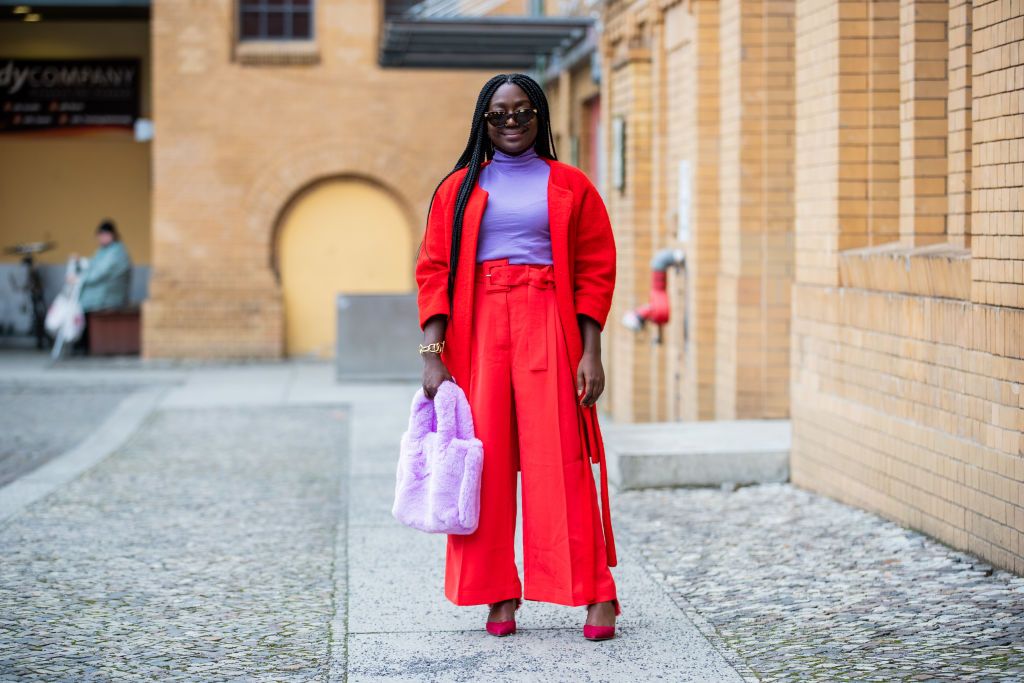 Outfits with 2024 red purse