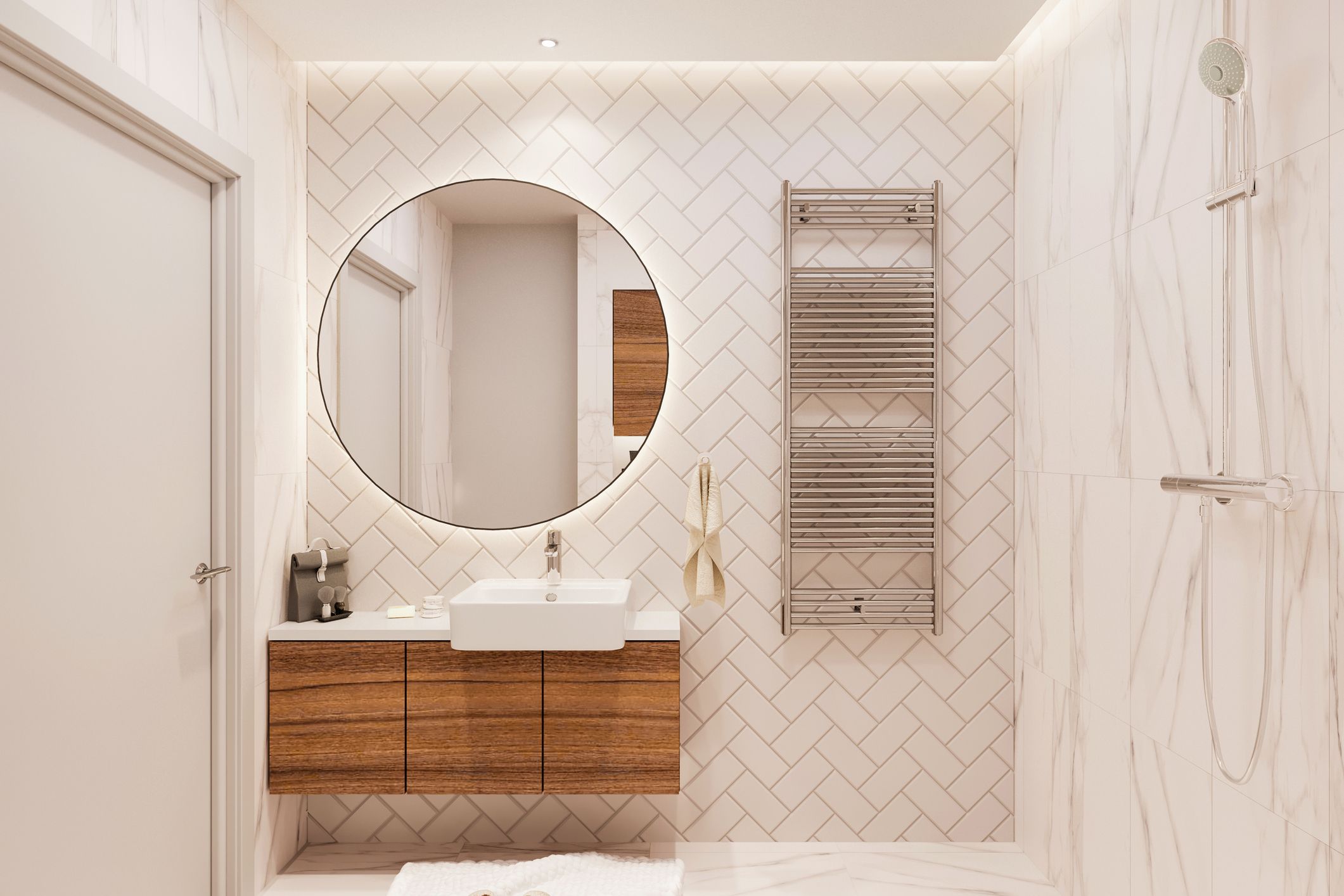 25 baños azulejos bonitos, resistentes y originales
