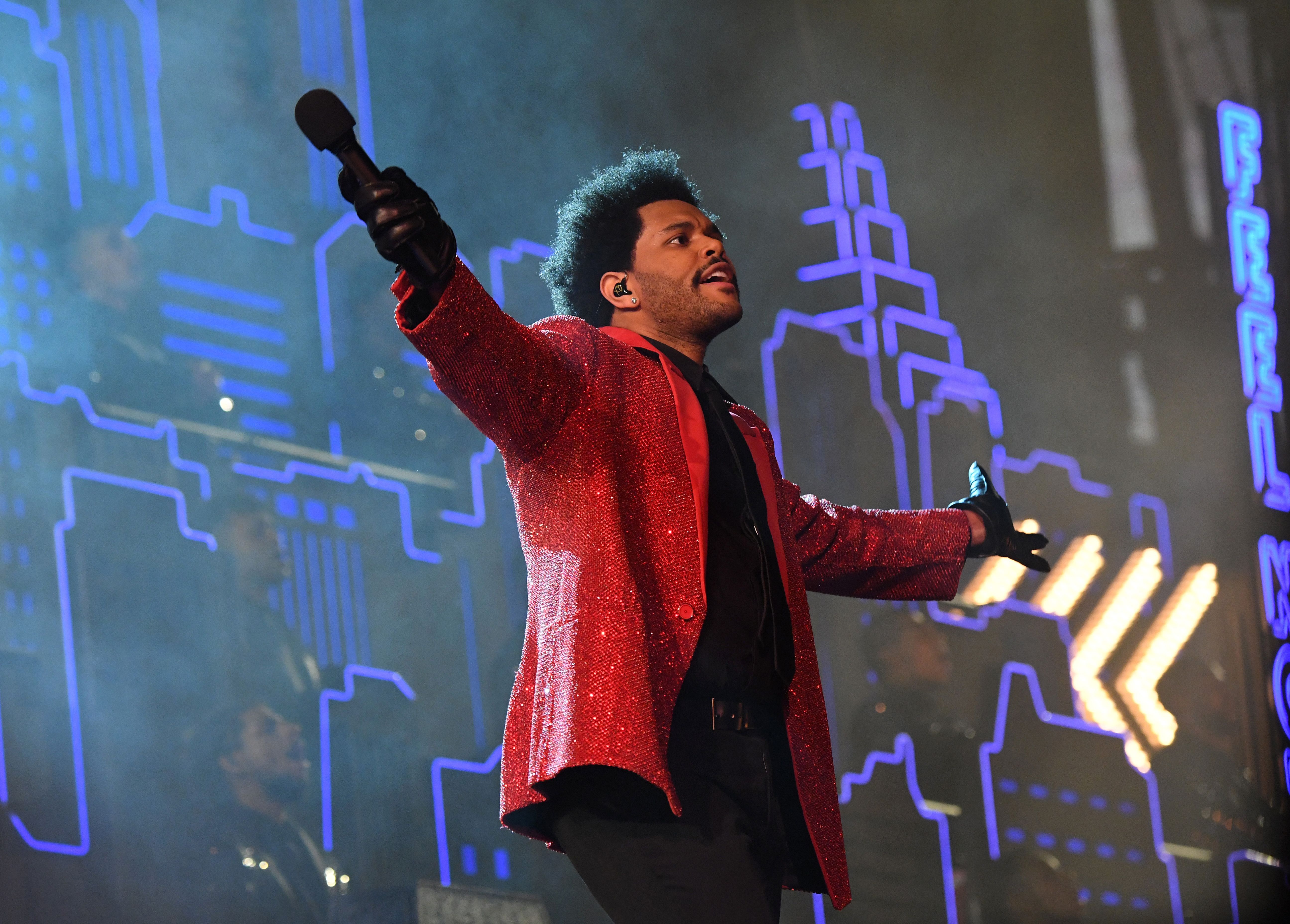The Weeknd's Super Bowl Halftime Show Was a Fever Dream for the Whole  Family