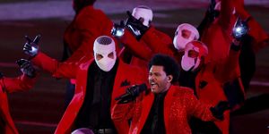 The Weeknd Wore Creeper Shoes for His Halftime Performance at the Super Bowl