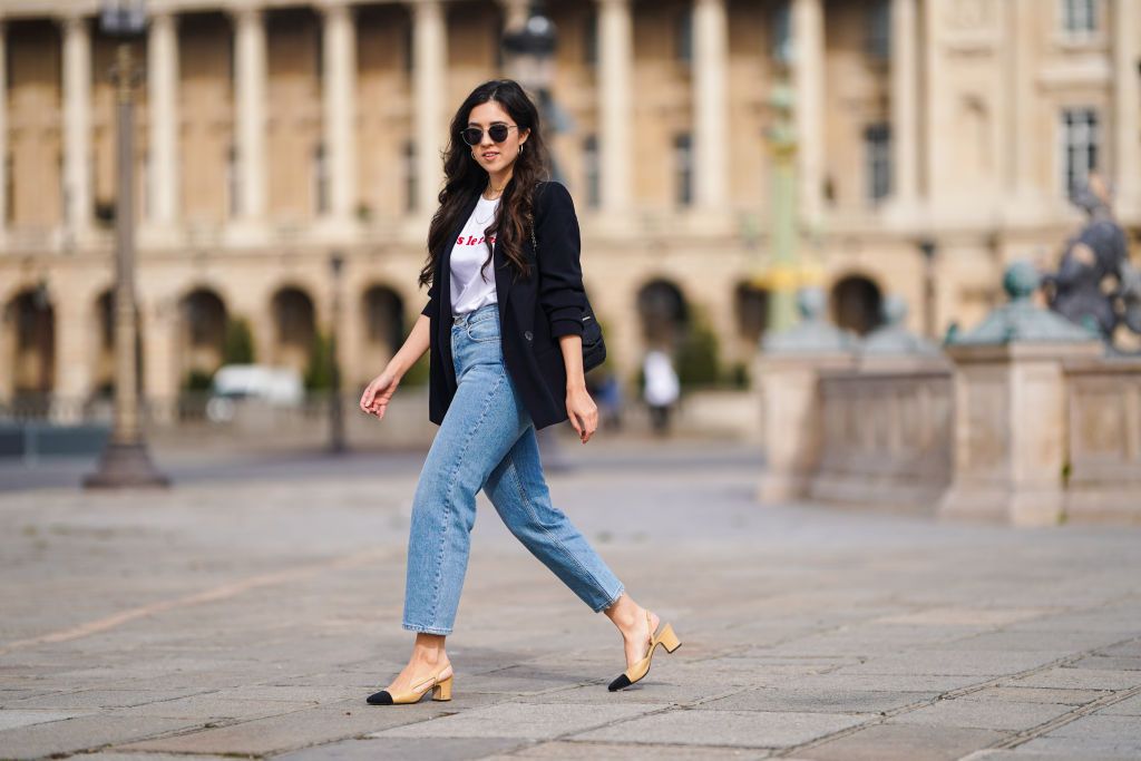 Chanel slingback 2024 street style