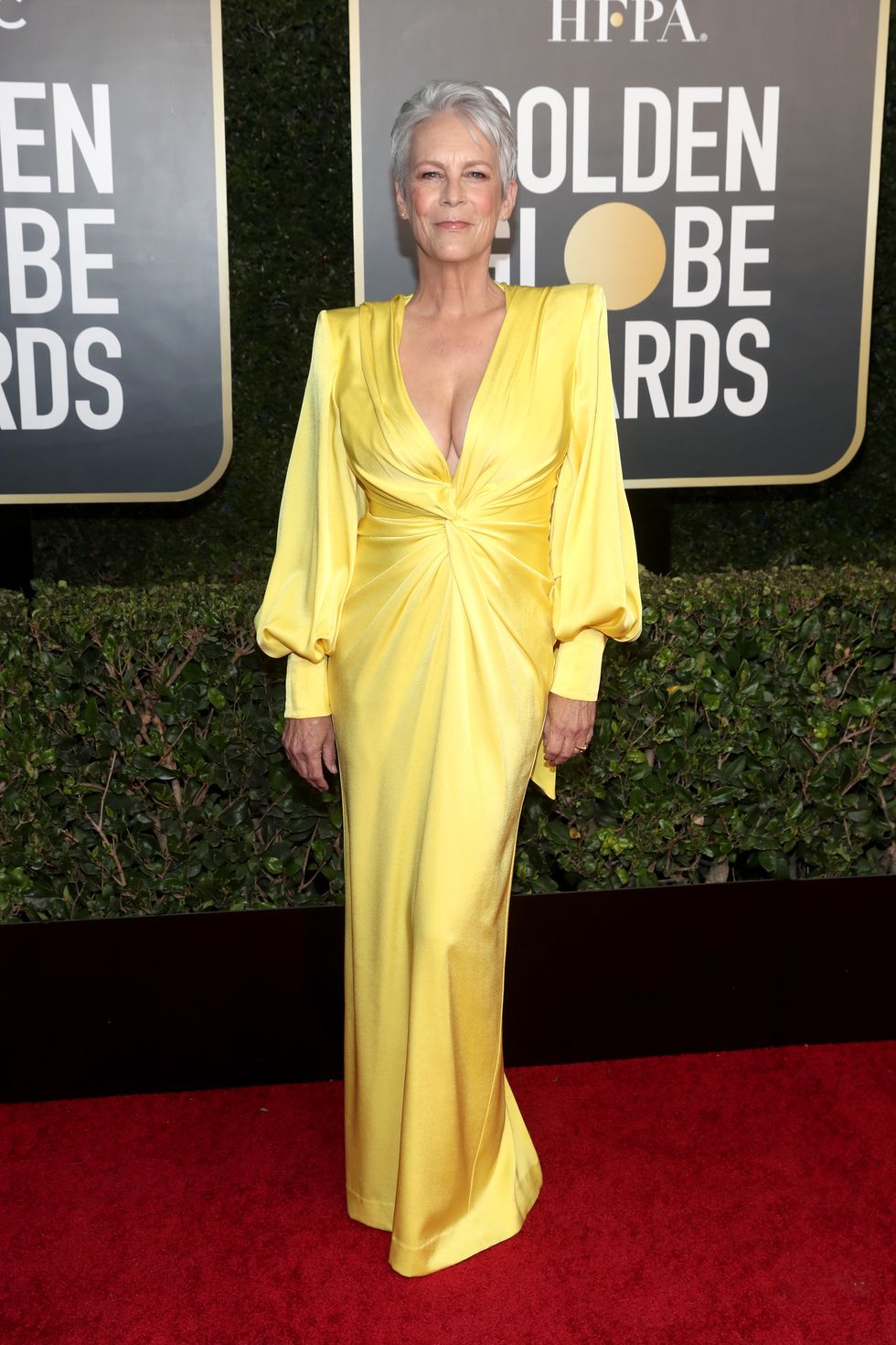 beverly hills, california 78th annual golden globe awards    pictured jamie lee curtis attends the 78th annual golden globe awards held at the beverly hilton and broadcast on february 28, 2021 in beverly hills, california    photo by todd williamsonnbcnbcu photo bank via getty images