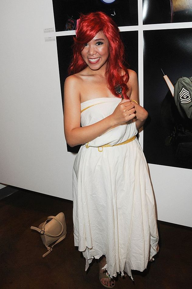 los angeles, ca october 28 cosplayer vivian trie as ariel from the little mermaid participates in the opening night of cosplay in america exhibition held at the icon on october 28, 2011 in los angeles, california photo by albert l ortegagetty images