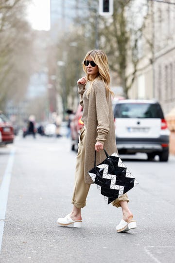 street style look beige