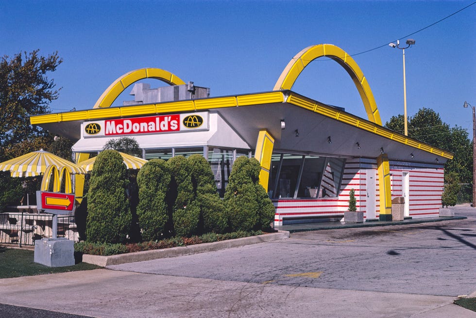 mcdonalds, route 11, birmingham, alabama, usa, john margolies roadside america photograph archive, 1980. (photo by: universal history archive/universal images group via getty images)