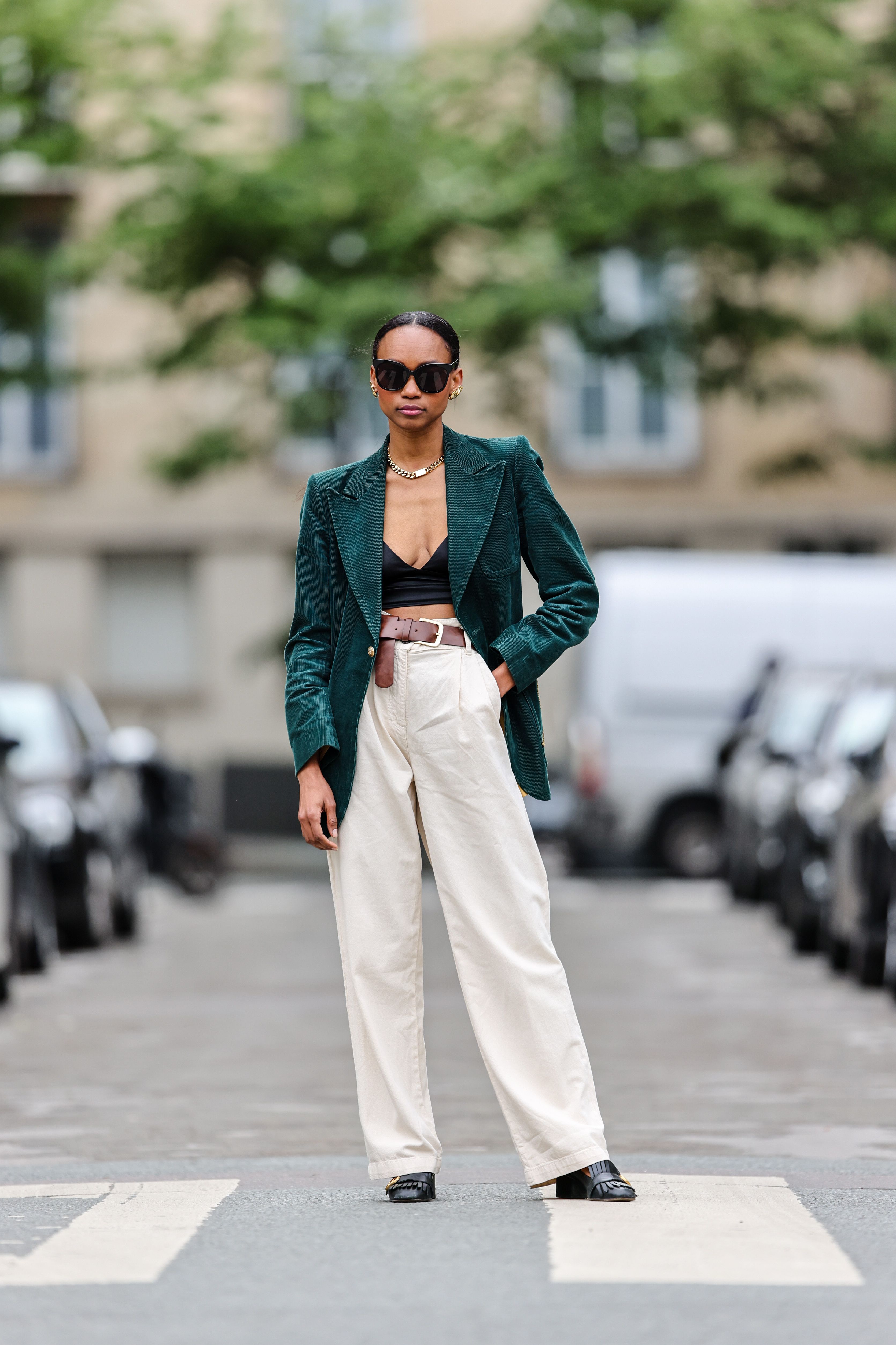 Go Ahead, Wear Your Blazer With Nothing But A Bra Underneath