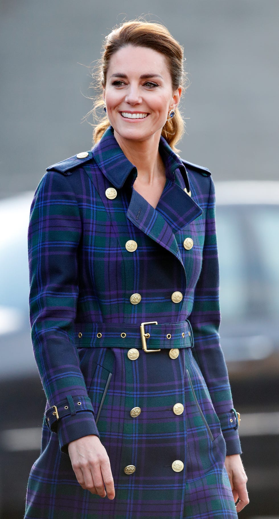 edinburgh, united kingdom may 26: (embargoed for publication in uk newspapers until 24 hours after create date and time) catherine, duchess of cambridge hosts a drive in cinema screening of disneys cruella for scottish nhs workers at the palace of holyroodhouse on may 26, 2021 in edinburgh, scotland. (photo by max mumby/indigo pool/getty images)