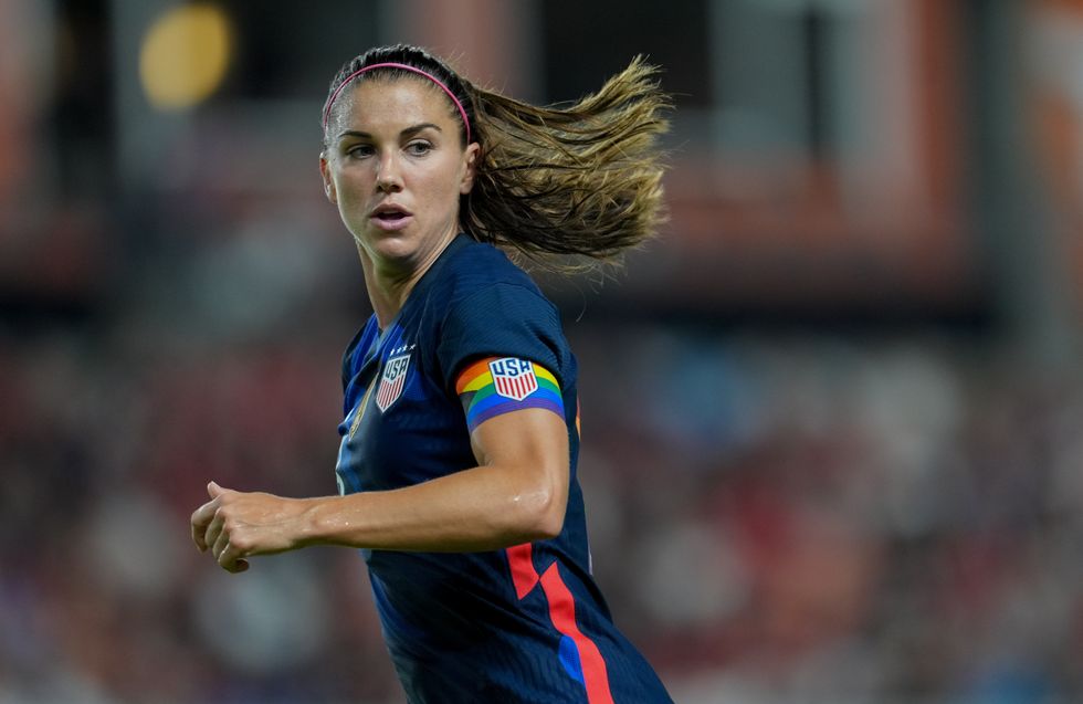 houston, tx   june 13 alex morgan 13 of the united states looks on during a 2021 wnt summer series game against jamaica at bbva stadium on june 13, 2021 in houston, texas photo by brad smithisi photosgetty images