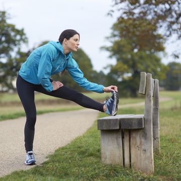 exercising in the park, women's health uk