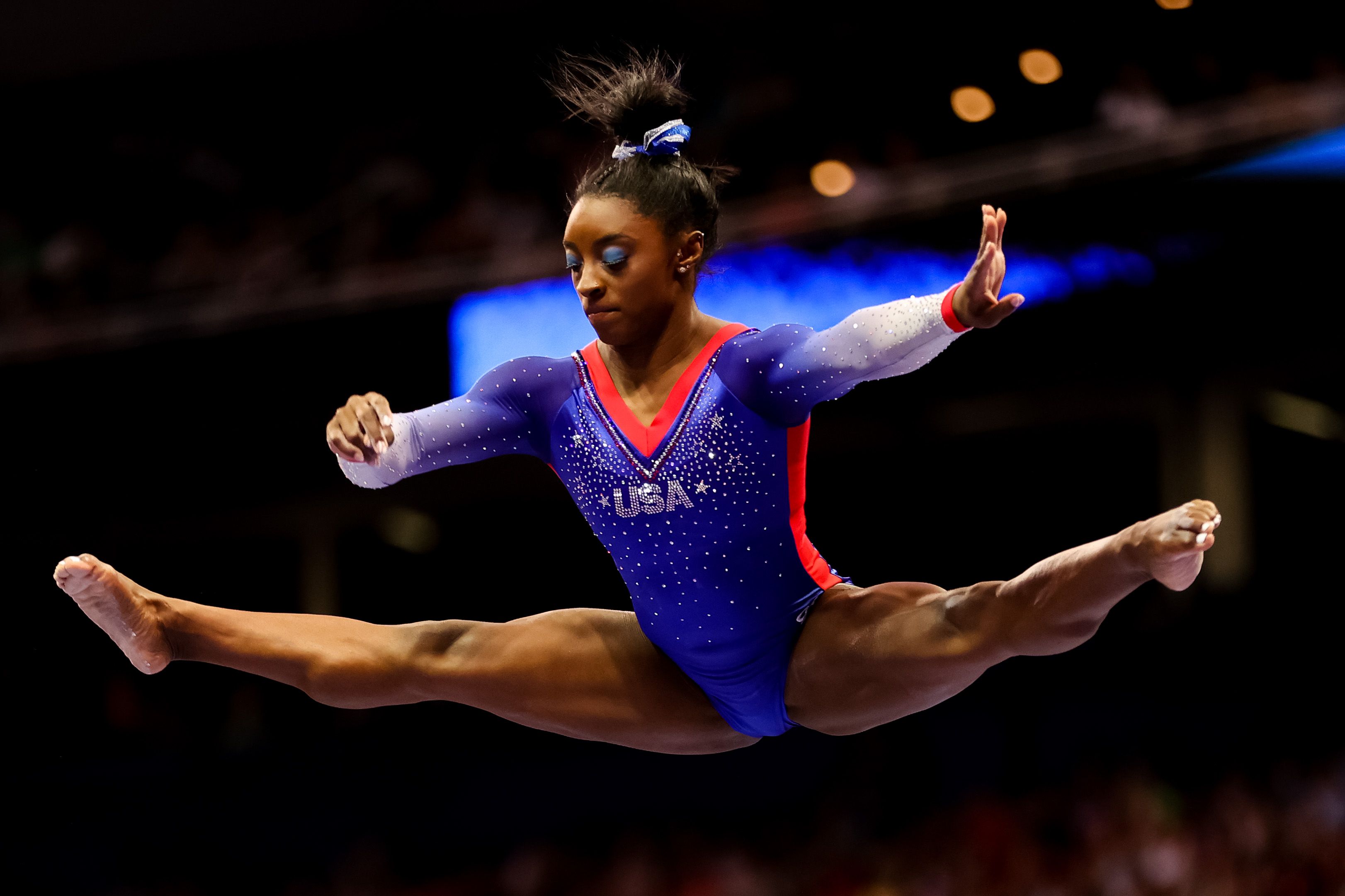 Watch Simone Biles' Gravity-Defying Floor Routine from Olympic Trials