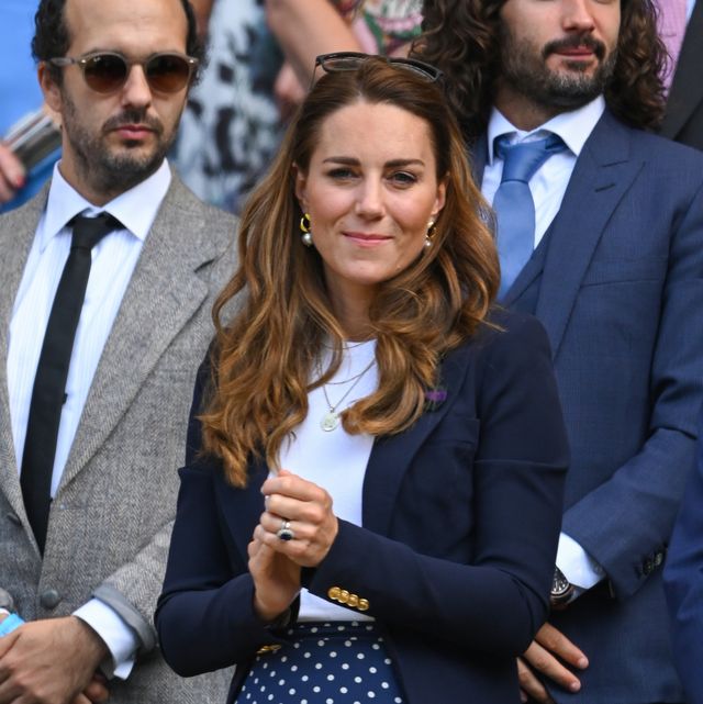 london, england   july 02 catherine, duchess of cambridge attends wimbledon championships tennis tournament at all england lawn tennis and croquet club on july 02, 2021 in london, england photo by karwai tangwireimage