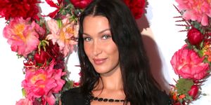 paris, france   july 05 bella hadid attends louis vuitton parfum hosts dinner at fondation louis vuitton on july 05, 2021 in paris, france photo by bertrand rindoff petroffgetty images for louis vuitton
