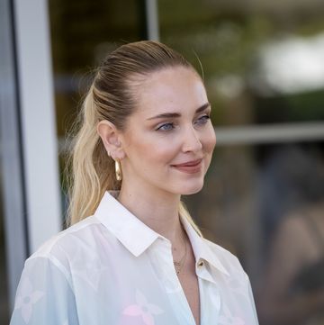 cannes, france   july 09 chiara ferragni is seen at the martinez hotel during the 74th annual cannes film festival on july 09, 2021 in cannes, france photo by arnold jerockigc images
