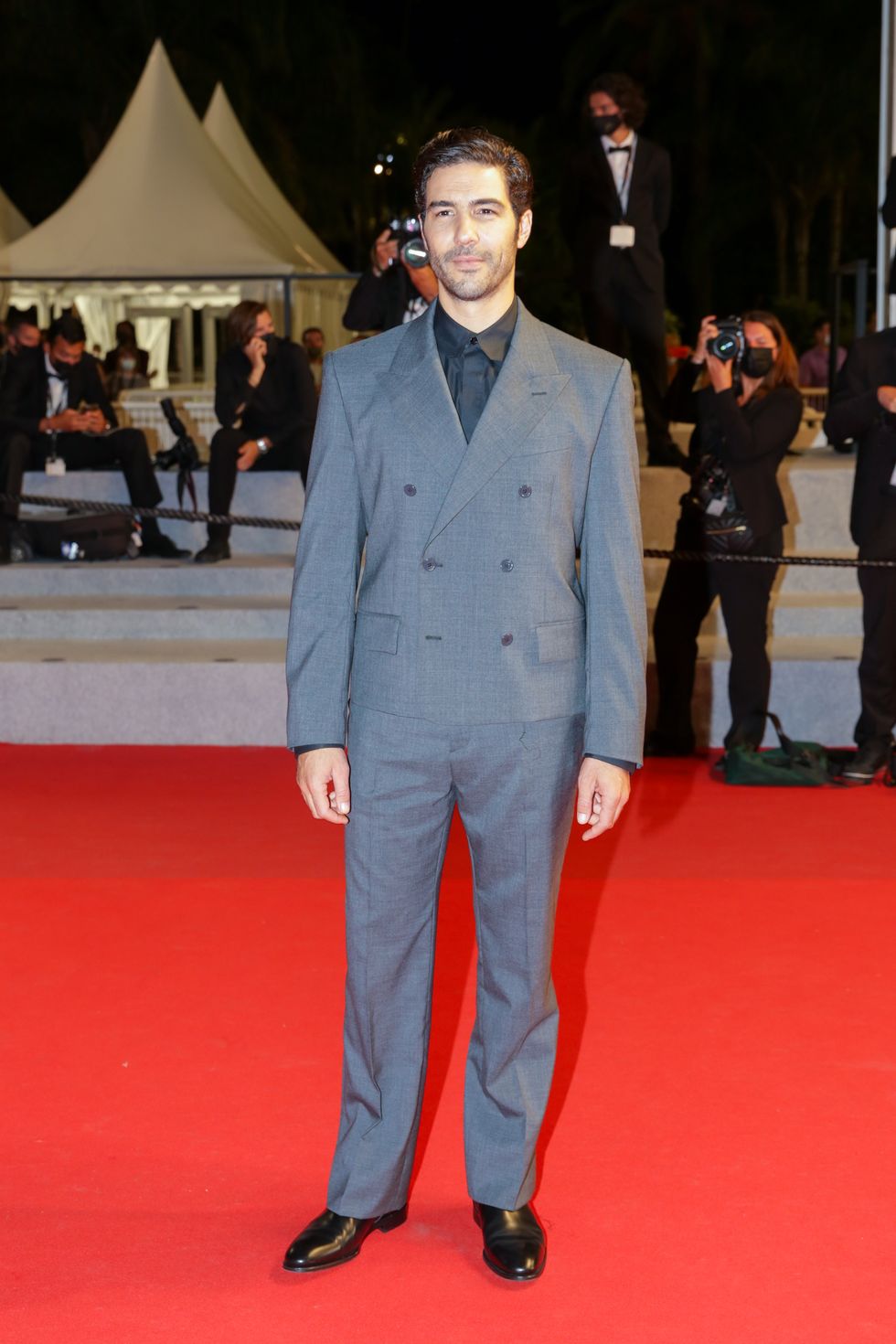 cannes, france   july 12 tahar rahim attends the bac nord screening during the 74th annual cannes film festival on july 12, 2021 in cannes, france photo by stephane cardinale   corbiscorbis via getty images