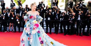 cannes, france   july 14 sharon stone attends the a felesegam tortenetethe story of my wife screening during the 74th annual cannes film festival on july 14, 2021 in cannes, france photo by samir husseinwireimage