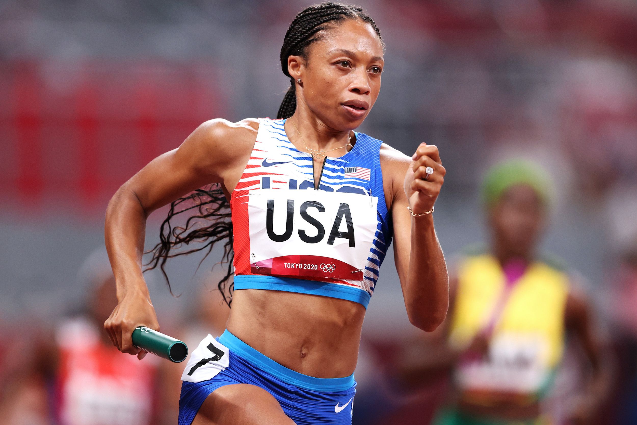 Allyson Felix becomes most decorated American track athlete in