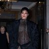 Pregnant Kylie Jenner Steps Out in Sheer Lace Catsuit—See the Pics