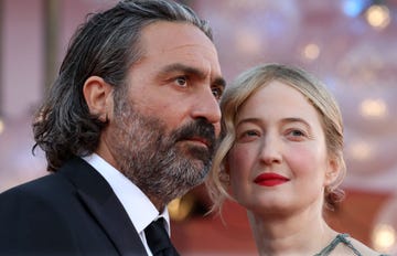 venice, italy september 11 saverio costanzo and alba rohrwacher attend the closing ceremony red carpet during the 78th venice international film festival on september 11, 2021 in venice, italy photo by elisabetta a villagetty images