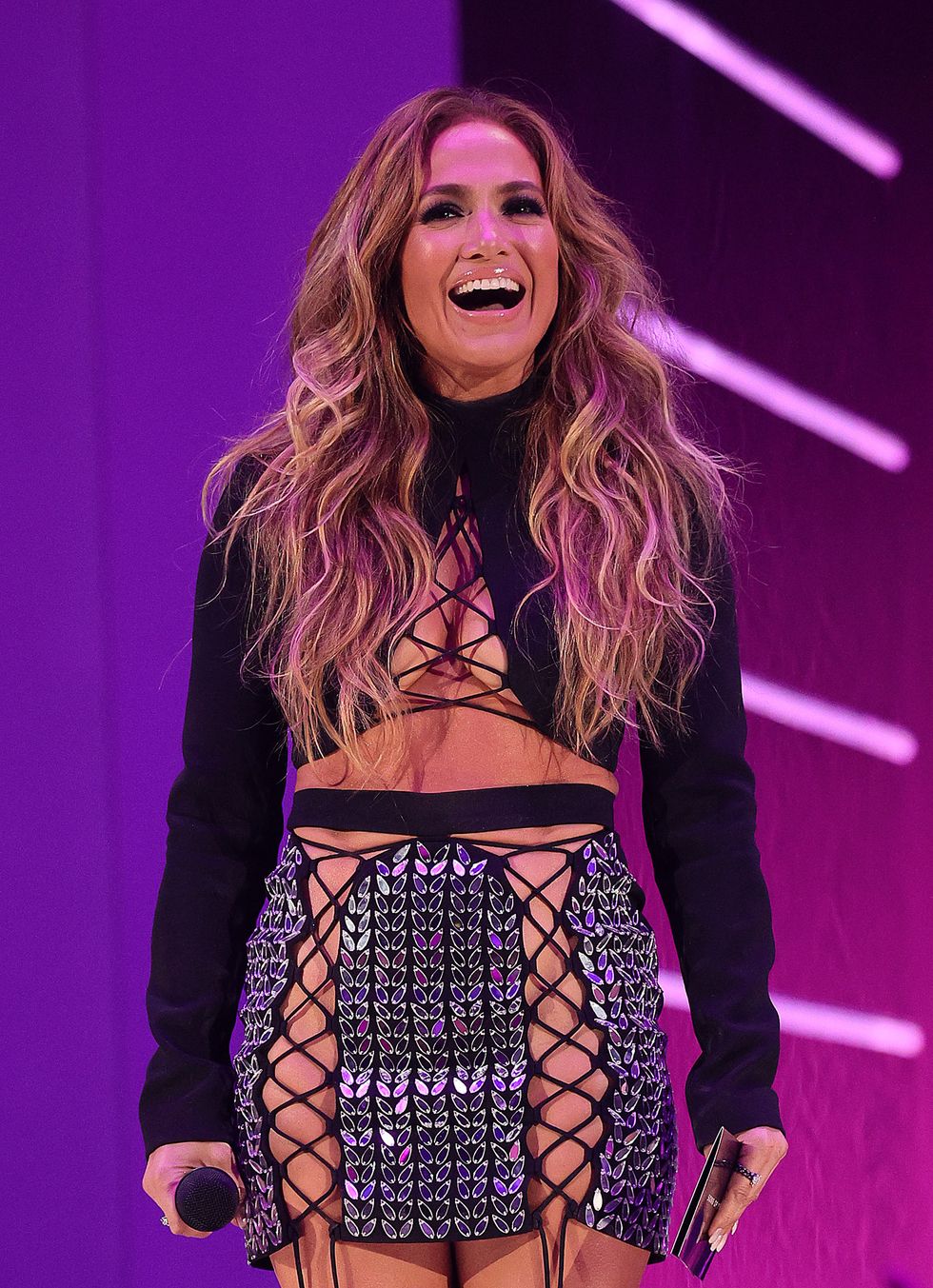 new york, new york   september 12 jennifer lopez speaks onstage during the 2021 mtv video music awards at barclays center on september 12, 2021 in the brooklyn borough of new york city photo by theo wargogetty images for mtvviacomcbs