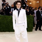 new york, new york   september 13 co chair timothée chalamet attends the 2021 met gala celebrating in america a lexicon of fashion at metropolitan museum of art on september 13, 2021 in new york city photo by john shearerwireimage