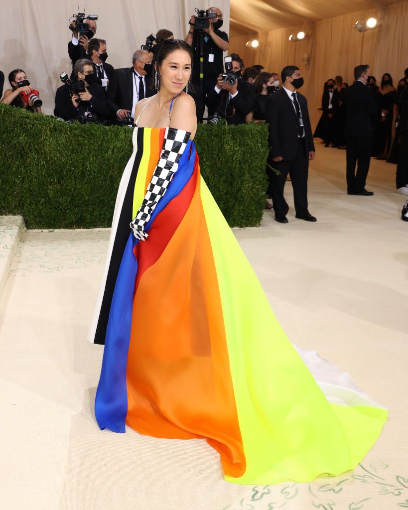 new york, new york   september 13 eva chen attends the 2021 met gala celebrating in america a lexicon of fashion at metropolitan museum of art on september 13, 2021 in new york city photo by john shearerwireimage