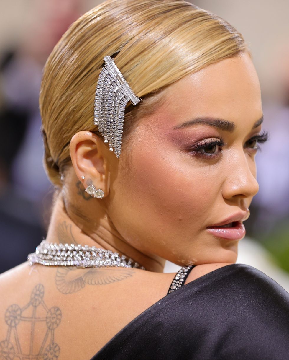 new york, new york   september 13 rita ora attends the 2021 met gala celebrating in america a lexicon of fashion at metropolitan museum of art on september 13, 2021 in new york city photo by theo wargogetty images