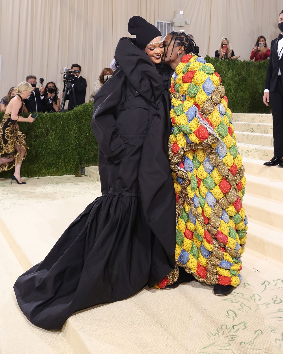 New York, USA. May 1st, 2023. Rihanna and ASAP Rocky arriving at The Met  Gala 2023, The Metropolitan Museum of Art, New York. This years theme is  Karl Stock Photo - Alamy