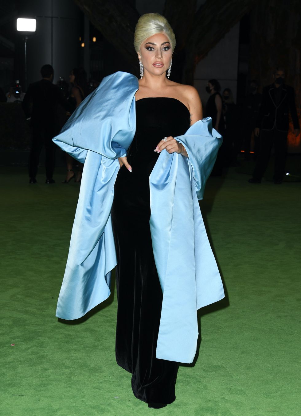 los angeles, california   september 25 lady gaga attends the academy museum of motion pictures opening gala at academy museum of motion pictures on september 25, 2021 in los angeles, california photo by jon kopalofffilmmagic,