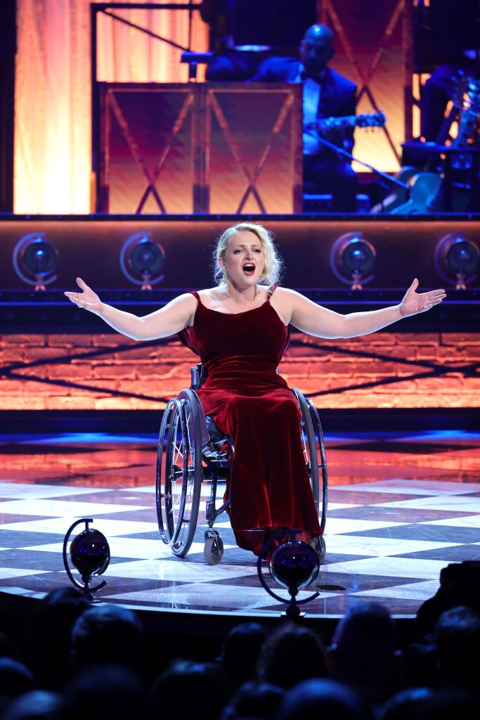 new york, new york september 26 ali stroker performs onstage during the 74th annual tony awards at winter garden theatre on september 26, 2021 in new york city photo by theo wargogetty images for tony awards productions