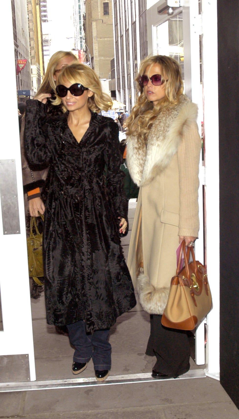 nicole richie and rachel zoe during olympus fashion week fall 2006 day 4 seen around bryant park at bryant park in new york city, new york, united states photo by lisa maucerifilmmagic
