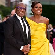 new york, new york   september 30 al roker and deborah roberts arrive to the 2021 new york city ballet fall fashion gala at lincoln center on september 30, 2021 in new york city  photo by james devaneygc images