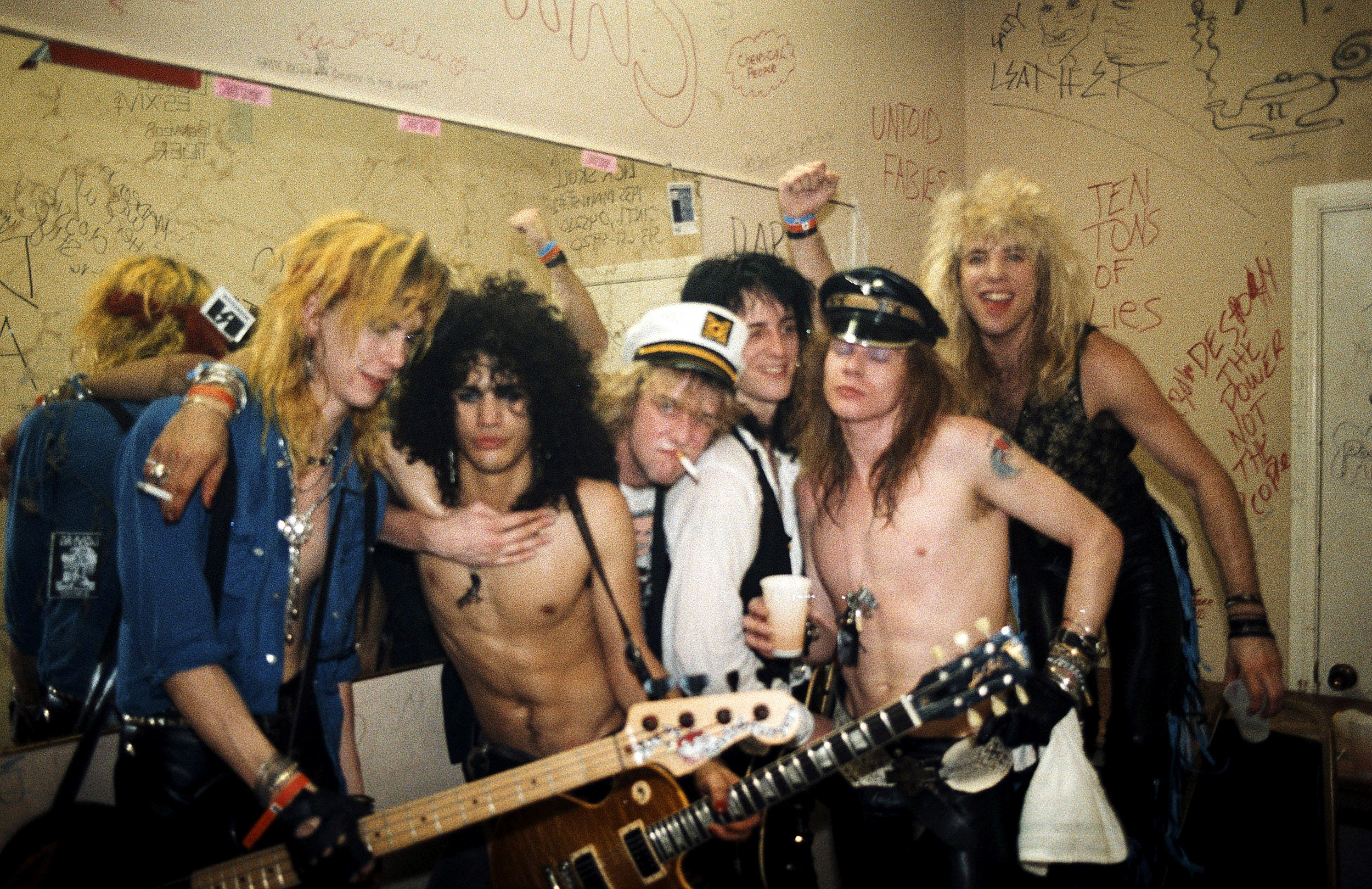 Rare Backstage Photos of Guns N' Roses, Mötley Crüe, Bon Jovi and 
