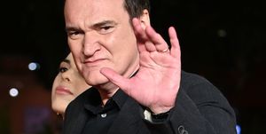 rome, italy   october 19 quentin tarantino attends the close encounter red carpet during the 16th rome film fest 2021 on october 19, 2021 in rome, italy photo by daniele venturellidaniele venturelliwireimage