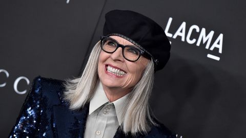 los angeles, california   november 06 diane keaton attends the 10th annual lacma artfilm gala presented by gucci at los angeles county museum of art on november 06, 2021 in los angeles, california photo by axellebauer griffinfilmmagic