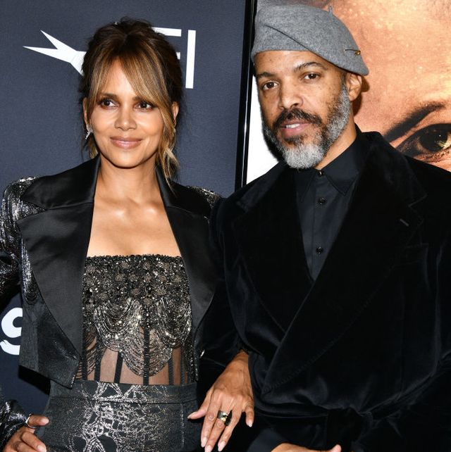 hollywood, california   november 13 halle berry and van hunt attend the 2021 afi fest official screening of netflixs bruised at tcl chinese 6 theatres on november 13, 2021 in hollywood, california photo by araya dohenywireimage