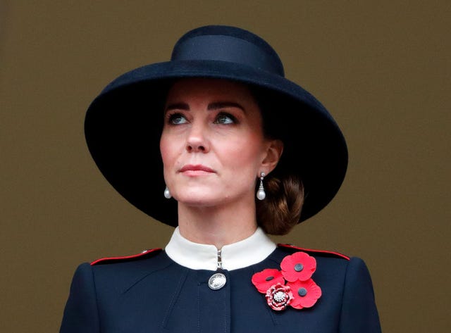 london, united kingdom november 14 embargoed for publication in uk newspapers until 24 hours after create date and time catherine, duchess of cambridge attends the annual remembrance sunday service at the cenotaph on november 14, 2021 in london, england photo by max mumbyindigogetty images