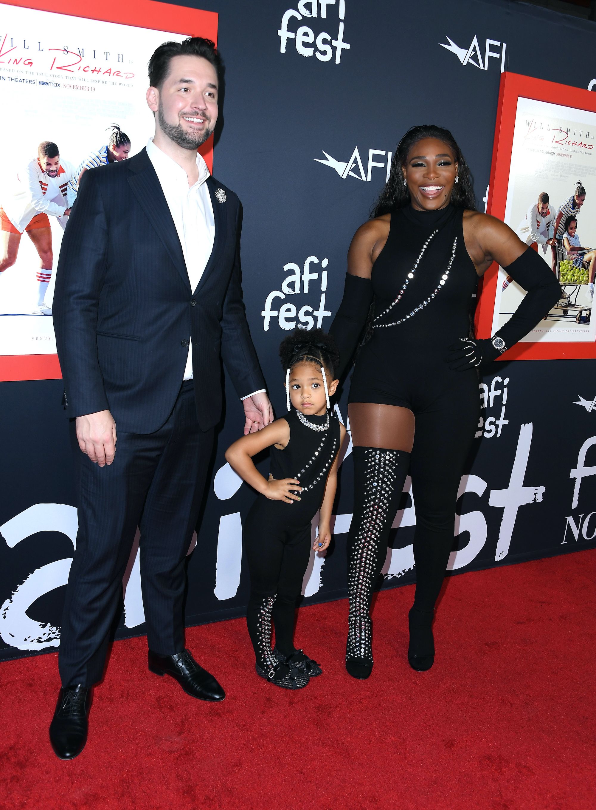 Serena Williams' daughter Olympia makes red carpet debut