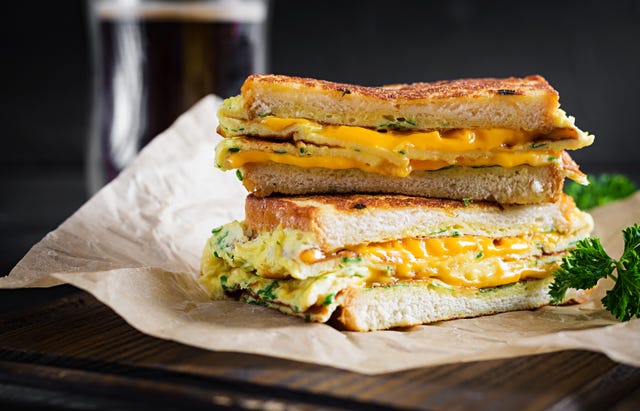 Redo of my viral 5 minute breakfast sandwich - this time with other in, Breakfast Sandwich